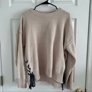 POL Tan sweater
